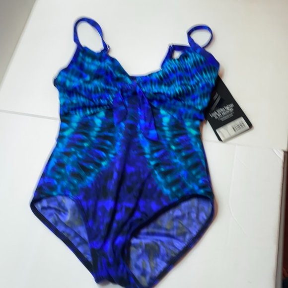 NWT Miraclesuit Pin-Up Multicolor Swimsuit - Picture 3 of 4